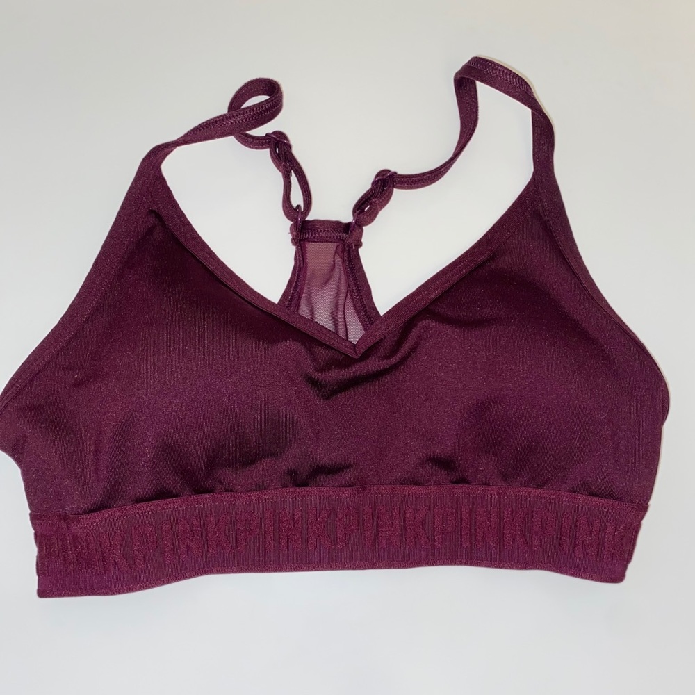 Pink Victoria’s Secret Sports bra